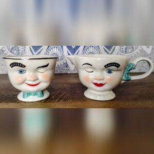 Bailey's Irish Cream Mr. And Mrs. Yum Cream And Sugar Bowl